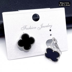 Сережки мед.сталь 10715 (1.4 см.)